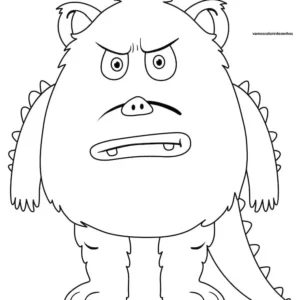 Desenhos de Monsters, Inc para Colorir Imprimir Grátis 20