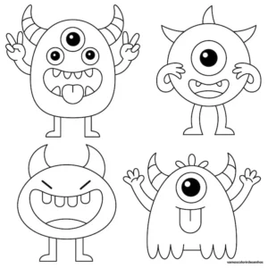 Desenhos de Monsters, Inc para Colorir Imprimir Grátis 15