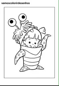Desenhos de Monsters, Inc para Colorir Imprimir Grátis 05