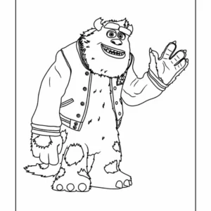 Desenhos de Monsters, Inc para Colorir Imprimir Grátis 03