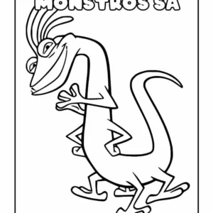 Desenhos de Monsters, Inc para Colorir Imprimir Grátis 01