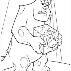 Desenhos de Monsters, Inc para Colorir Imprimir Grátis 12
