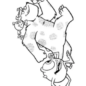 Desenhos de Monsters, Inc para Colorir Imprimir Grátis 11