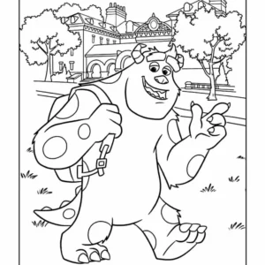 Desenhos de Monsters, Inc para Colorir Imprimir Grátis 09