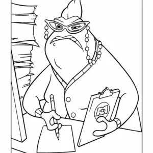 Desenhos de Monsters, Inc para Colorir Imprimir Grátis 07