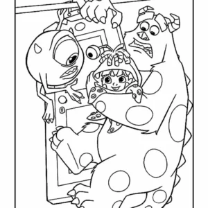 Desenhos de Monsters, Inc para Colorir Imprimir Grátis 08