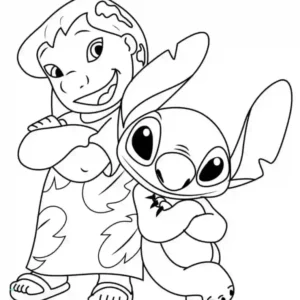 Desenhos de Lilo & Stitch Imprimir Grátis 01