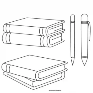 Desenhos de Books Imprimir Grátis 03
