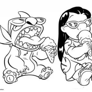 Desenhos de Lilo & Stitch Imprimir Grátis 11