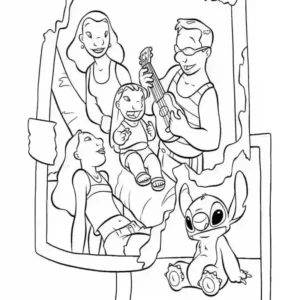 Desenhos de Lilo & Stitch Imprimir Grátis 17