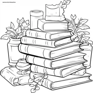 Desenhos de Books Imprimir Grátis 17
