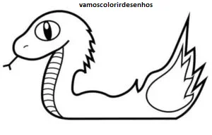 Desenhos de Boitatá para Colorir Imprimir Grátis 11