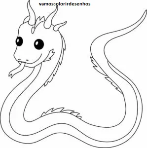 Desenhos de Boitatá para Colorir Imprimir Grátis 03