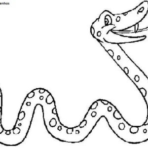 Desenhos de Boitatá para Colorir Imprimir Grátis 05