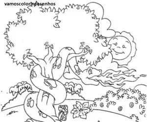 Desenhos de Boitatá para Colorir Imprimir Grátis 09