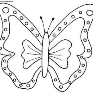 Desenhos de Butterflies para Colorir Imprimir Grátis 10