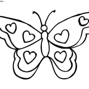 Desenhos de Butterflies para Colorir Imprimir Grátis 18