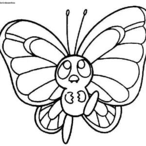 Desenhos de Butterflies para Colorir Imprimir Grátis 19