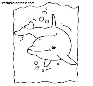 Desenhos de Pink dolphin para Colorir Imprimir Grátis 20