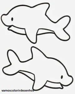 Desenhos de Pink dolphin para Colorir Imprimir Grátis 18