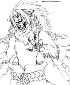 Desenhos de Brazilian Folklore Colorir Imprimir Grátis 02