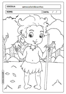 Desenhos de Brazilian Folklore Colorir Imprimir Grátis 01