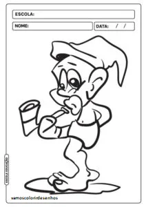 Desenhos de Brazilian Folklore Colorir Imprimir Grátis 08