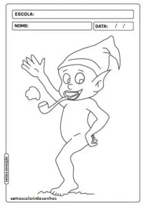 Desenhos de Brazilian Folklore Colorir Imprimir Grátis 07