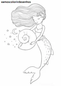 Desenhos de Iara (Mother of Water) para Colorir Imprimir Grátis 18