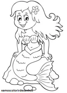 Desenhos de Iara (Mother of Water) para Colorir Imprimir Grátis 04