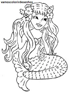 Desenhos de Iara (Mother of Water) para Colorir Imprimir Grátis 03