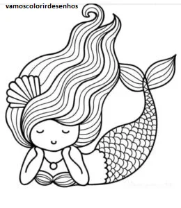 Desenhos de Iara (Mother of Water) para Colorir Imprimir Grátis 02