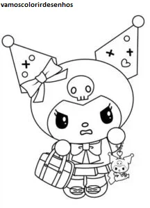 Desenhos de Kuromi para Colorir Imprimir Grátis 010