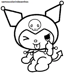 Desenhos de Kuromi para Colorir Imprimir Grátis 09