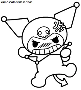 Desenhos de Kuromi para Colorir Imprimir Grátis 19