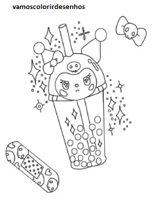 Desenhos de Kuromi para Colorir Imprimir Grátis 18