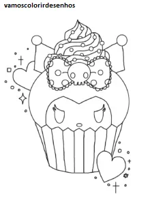 Desenhos de Kuromi para Colorir Imprimir Grátis 17