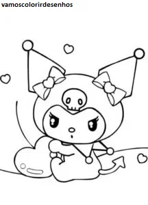 Desenhos de Kuromi para Colorir Imprimir Grátis 13
